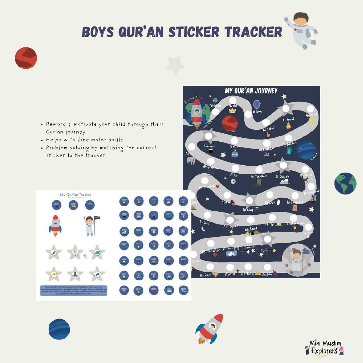 Boys Space Qur’an Tracker