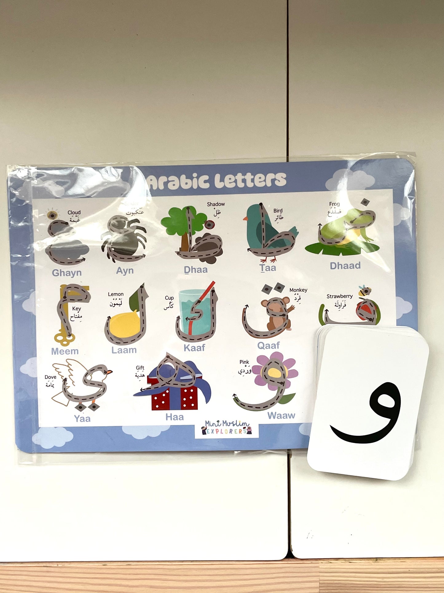 Arabic Wipeable Mat Learning Kit